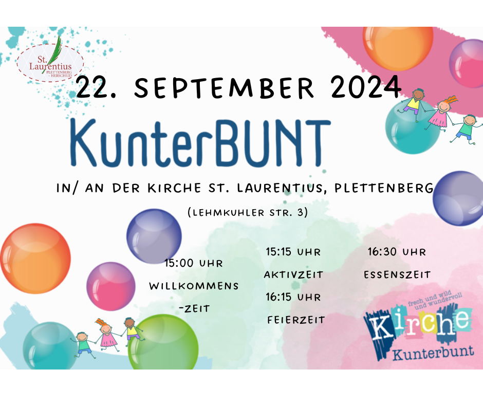 Kirche Kunterbunt im September 2024