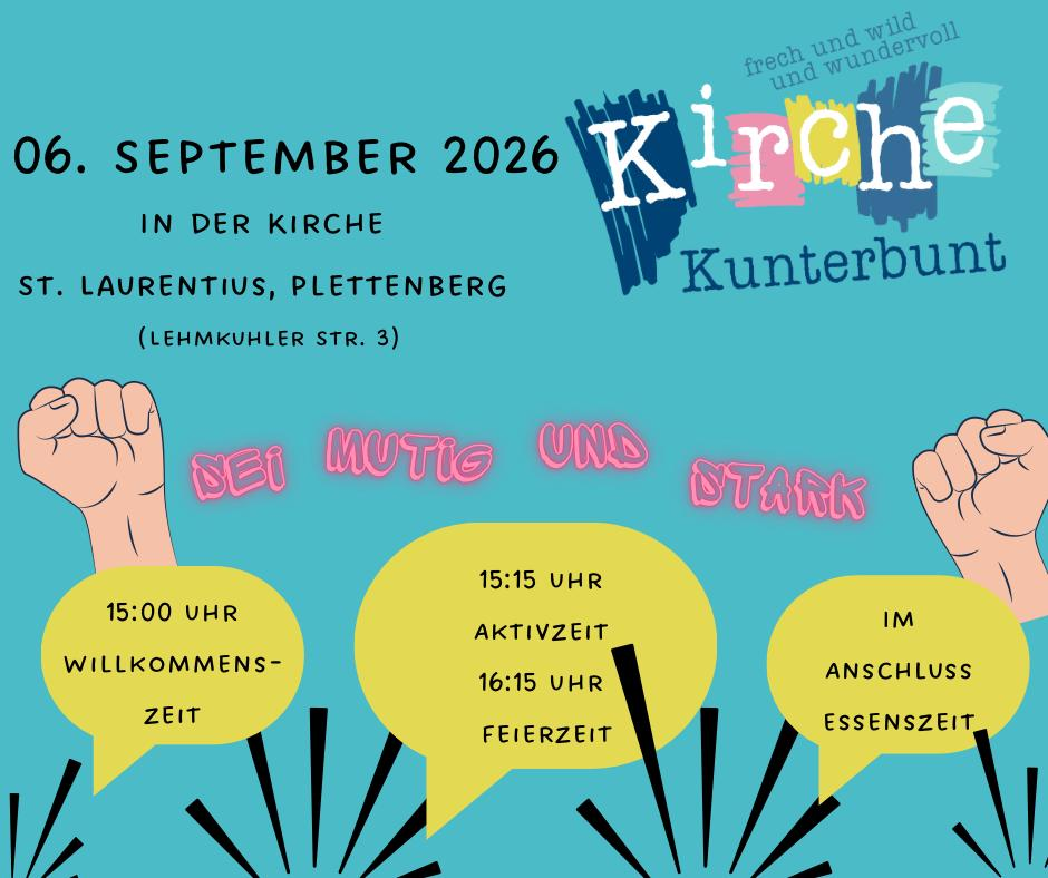 Kirche Kunterbunt September 2026